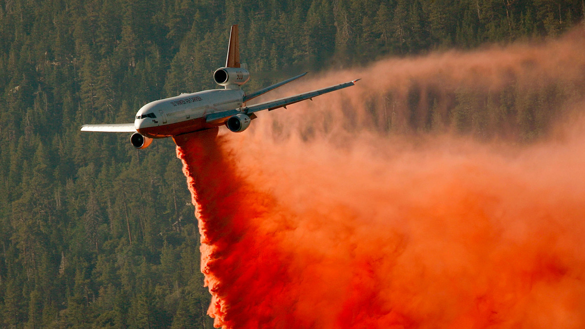 Aerial firefighting squad aviation firefighters